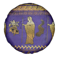 Hera Spare Tire Cover Goddess With Ancient Greek Pattern - Wonder Print Shop