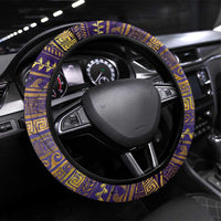 Hera Steering Wheel Cover Goddess With Ancient Greek Pattern - Wonder Print Shop