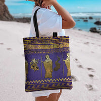 Hera Tote Bag Goddess With Ancient Greek Pattern - Wonder Print Shop