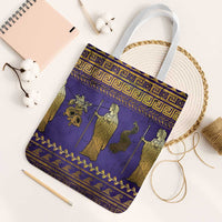Hera Tote Bag Goddess With Ancient Greek Pattern - Wonder Print Shop