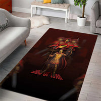 Ancient Greek Ares Area Rug God Of War And Courage - Wonder Print Shop