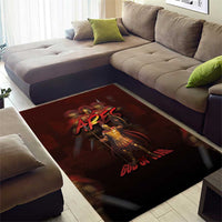 Ancient Greek Ares Area Rug God Of War And Courage - Wonder Print Shop