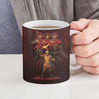 Ancient Greek Ares Ceramic Mug God Of War And Courage - Wonder Print Shop