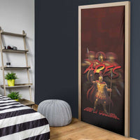 Ancient Greek Ares Door Cover God Of War And Courage - Wonder Print Shop