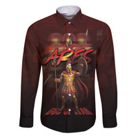 Ancient Greek Ares Family Matching Long Sleeve Bodycon Dress and Hawaiian Shirt God Of War And Courage - Wonder Print Shop