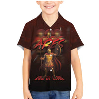 Ancient Greek Ares Family Matching Mermaid Dress and Hawaiian Shirt God Of War And Courage - Wonder Print Shop