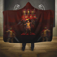 Ancient Greek Ares Hooded Blanket God Of War And Courage - Wonder Print Shop