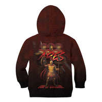 Ancient Greek Ares Kid Hoodie God Of War And Courage - Wonder Print Shop