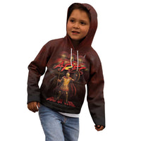 Ancient Greek Ares Kid Hoodie God Of War And Courage - Wonder Print Shop