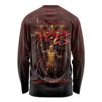 Ancient Greek Ares Long Sleeve Shirt God Of War And Courage - Wonder Print Shop