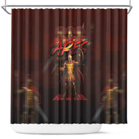 Ancient Greek Ares Shower Curtain God Of War And Courage - Wonder Print Shop