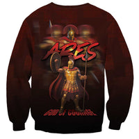 Ancient Greek Ares Sweatshirt God Of War And Courage - Wonder Print Shop