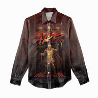 Ancient Greek Ares Women Casual Shirt God Of War And Courage - Wonder Print Shop