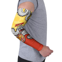 Personalized Bhutan Arm Sleeves Druk Thunder Dragon Pattern