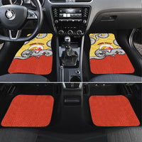 Personalized Bhutan Car Mats Druk Thunder Dragon Pattern