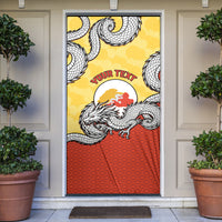 Personalized Bhutan Door Cover Druk Thunder Dragon Pattern