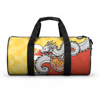 Bhutan Duffle Bag Druk Thunder Dragon Pattern