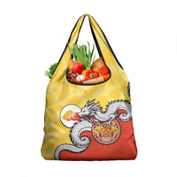 Bhutan Grocery Bag Druk Thunder Dragon Pattern