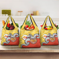 Bhutan Grocery Bag Druk Thunder Dragon Pattern