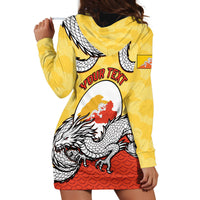 Personalized Bhutan Hoodie Dress Druk Thunder Dragon Pattern