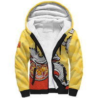 Personalized Bhutan Sherpa Hoodie Druk Thunder Dragon Pattern