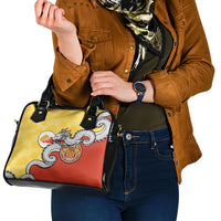 Bhutan Shoulder Handbag Druk Thunder Dragon Pattern
