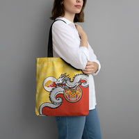 Bhutan Tote Bag Druk Thunder Dragon Pattern