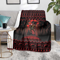 Xmas Eve 1988 Blanket It Is Not Christmas Unil Hans Gruber Falls From Nakatomi Plaza - Wonder Print Shop