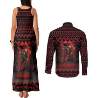 Xmas Eve 1988 Couples Matching Tank Maxi Dress and Long Sleeve Button Shirt It Is Not Christmas Unil Hans Gruber Falls From Nakatomi Plaza - Wonder Print Shop