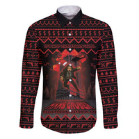 Xmas Eve 1988 Family Matching Puletasi and Hawaiian Shirt It Is Not Christmas Unil Hans Gruber Falls From Nakatomi Plaza - Wonder Print Shop