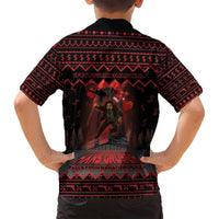 Xmas Eve 1988 Family Matching Tank Maxi Dress and Hawaiian Shirt It Is Not Christmas Unil Hans Gruber Falls From Nakatomi Plaza - Wonder Print Shop