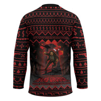 Xmas Eve 1988 Hockey Jersey It Is Not Christmas Unil Hans Gruber Falls From Nakatomi Plaza - Wonder Print Shop