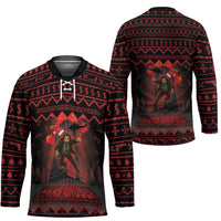 Xmas Eve 1988 Hockey Jersey It Is Not Christmas Unil Hans Gruber Falls From Nakatomi Plaza - Wonder Print Shop