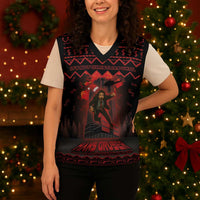 Xmas Eve 1988 Christmas Knitted V-Neck Vest It Is Not Christmas Unil Hans Gruber Falls From Nakatomi Plaza - Wonder Print Shop