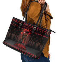 Xmas Eve 1988 Leather Tote Bag It Is Not Christmas Unil Hans Gruber Falls From Nakatomi Plaza - Wonder Print Shop