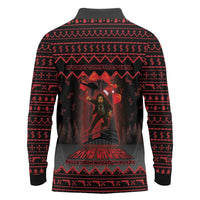 Xmas Eve 1988 Long Sleeve Polo Shirt It Is Not Christmas Unil Hans Gruber Falls From Nakatomi Plaza - Wonder Print Shop