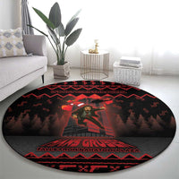 Xmas Eve 1988 Round Carpet It Is Not Christmas Unil Hans Gruber Falls From Nakatomi Plaza - Wonder Print Shop