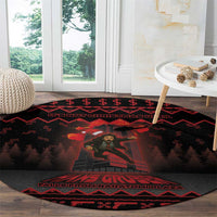 Xmas Eve 1988 Round Carpet It Is Not Christmas Unil Hans Gruber Falls From Nakatomi Plaza - Wonder Print Shop