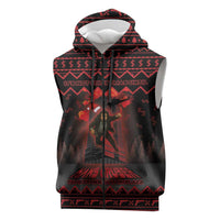 Xmas Eve 1988 Sleeveless Zip Hoodie It Is Not Christmas Unil Hans Gruber Falls From Nakatomi Plaza - Wonder Print Shop