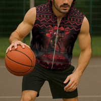 Xmas Eve 1988 Sleeveless Zip Hoodie It Is Not Christmas Unil Hans Gruber Falls From Nakatomi Plaza - Wonder Print Shop