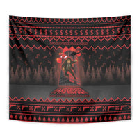Xmas Eve 1988 Tapestry It Is Not Christmas Unil Hans Gruber Falls From Nakatomi Plaza - Wonder Print Shop