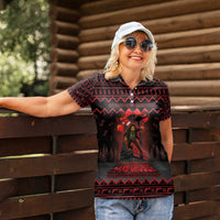 Xmas Eve 1988 Women Polo Shirt It Is Not Christmas Unil Hans Gruber Falls From Nakatomi Plaza - Wonder Print Shop