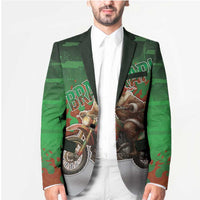 Braaap Christmas Blazer Motocross Santa - Wonder Print Shop