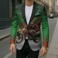 Braaap Christmas Blazer Motocross Santa - Wonder Print Shop