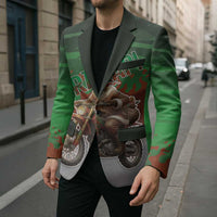 Braaap Christmas Blazer Motocross Santa - Wonder Print Shop
