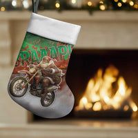 Braaap Christmas Stocking Motocross Santa - Wonder Print Shop