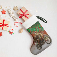 Braaap Christmas Stocking Motocross Santa - Wonder Print Shop