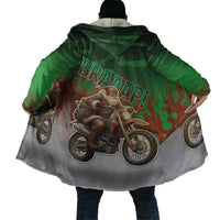 Braaap Christmas Cloak Motocross Santa - Wonder Print Shop
