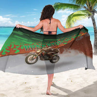 Braaap Christmas Sarong Motocross Santa - Wonder Print Shop