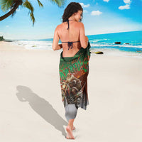 Braaap Christmas Sarong Motocross Santa - Wonder Print Shop